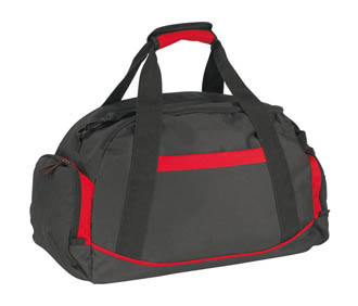 noir-rouge - Sac de sport Dome