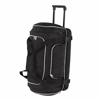 sac-à-dos personnalise - Sac de voyage noir en polyester 1000D avec tirette métal