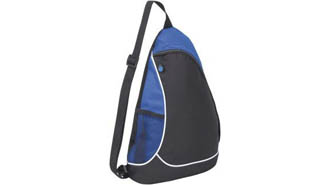 noir-royal blue - Sac triangle