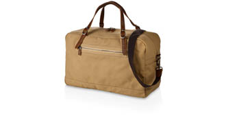 beige - Sac voyage publicitaire : le tisserand