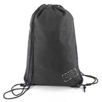 noir-violet - Gym bag ZIG ZAG PACK